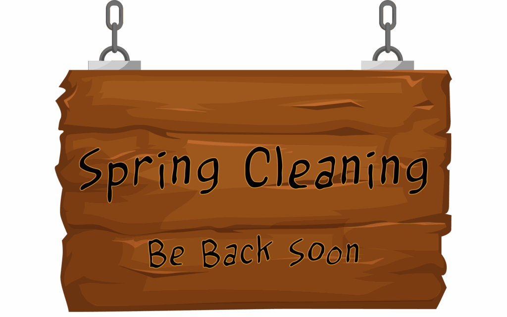 Comics Spring Cleaning - Be Back Soon